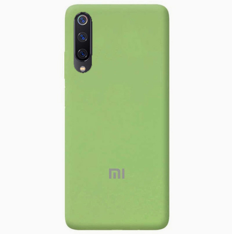 Чохол Silicone case Premium для Xiaomi Mi 9 Mint (19) м'ятний