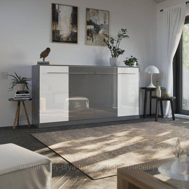 Шкаф Кровать 90 См Горизонтальная ( 2 Цвета) — Купить Недорого на Bigl ...