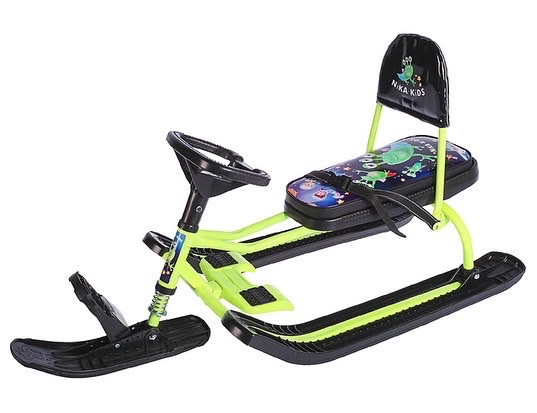 Снігокат дитячий із буксирувальним тросом «Тимка спорт 4-1» ТС4-1/П2 прибульці, фото 1