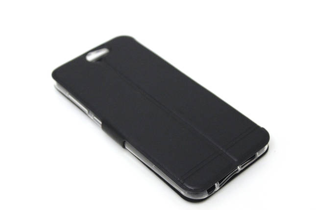 Шкіряний чохол-книжка для HTC One A9 чорний, фото 2
