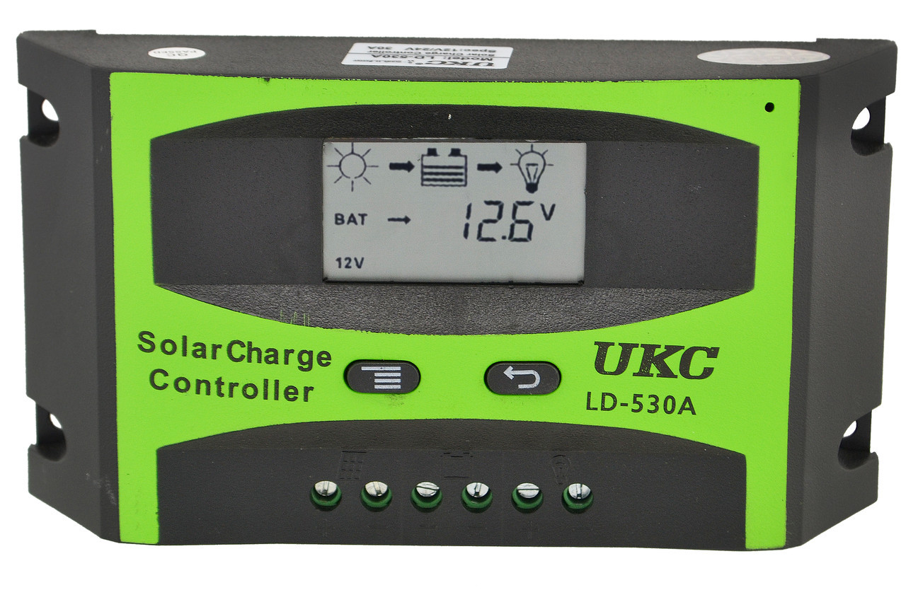Контролер для сонячної батареї UKC LD-530A 30A (2817)