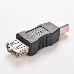 Перехідник адаптер для принтера, сканера Alitek USB Type-A Female — USB Type-B Male