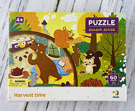 Пазли 60 ел. Максі "Прибирання в лісі" 300413 dodo Україна
