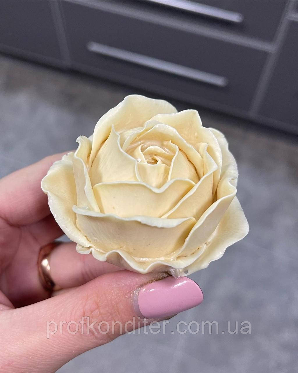 Силіконовий Молд "Бутон Троянди ЗД №14", фото 1