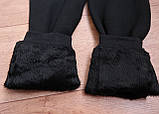Лосини жіночі теплі, безшовні, на хутрі. Кашемир+хлопок 42-48 р., фото 4