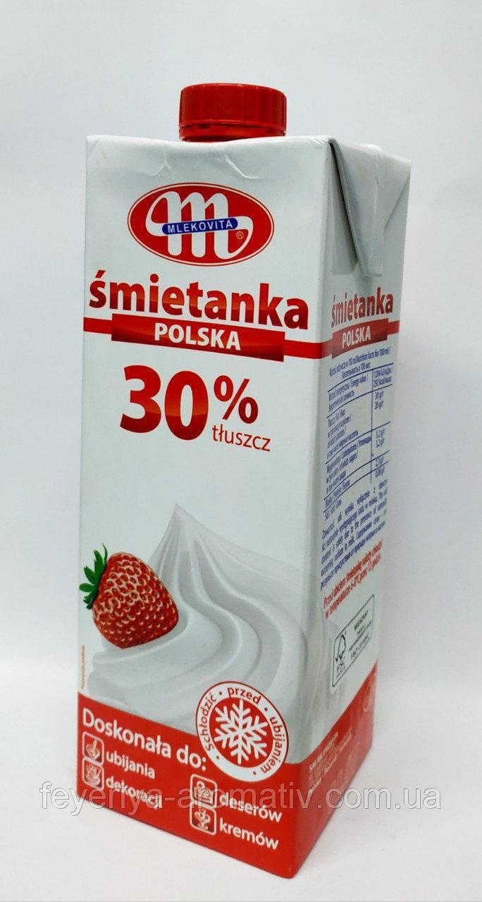 Купить Сливки Smietanka 30% Mlekovita 1л Польща, цена 175 ₴ — Prom.ua ...