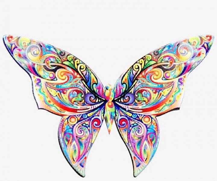 Пластина для магнітного тримача смартфона Alitek Метелик, метал