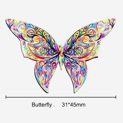 Пластина для магнітного тримача смартфона Alitek Метелик, метал, фото 2