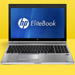 Ноутбук HP EliteBook 8560p 15.6" HD LED (Core i5-2520M 2.5 ГГц, 4 ГБ ОП DDR3, 500 ГБ HDD, Windows 10)