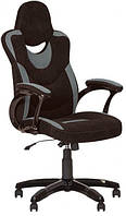 Комп'ютерне ігрове геймерське крісло Госу Gosu Anyfix PL-73 тканина MF-A/AB-10 чорно-сірий