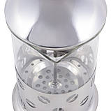 Заварник френчпресс нержавіюча сталь Ofenbach 1000мл для чаю і кави KM-100603, фото 5