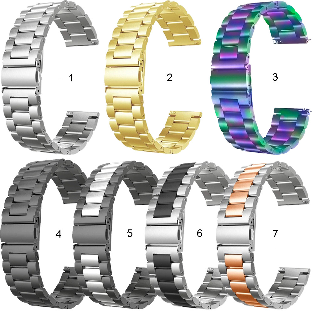 Браслет (3 ланки) ремінець для amazfit gtr 47mm / gtr 2 / 2e / 3 pro / gtr 4 / pace / stratos