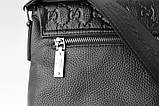 Чоловіча шкіряна сумка Gucci black, фото 5