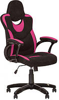 Комп'ютерне ігрове геймерське крісло Госу Gosu Tilt PL-73 тканина MF-A/AB-16 чорно-рожевий