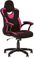 Комп'ютерне ігрове геймерське крісло Госу Gosu Anyfix PL-73 тканина MF-A/AB-16 чорно-рожевий