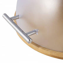 Хлібниця Kamille 36.5х26.5х19см Чорний KM-1100, фото 4