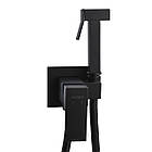 Змішувач для гігієнічного душу GLOBUS LUX GLN-0-106MIX-BB прихований чорний латунь 000021909, фото 3