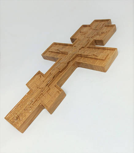 Купить Крест квадратный 30*16cm резная ольха, цена 350 ₴ — Prom.ua (ID ...
