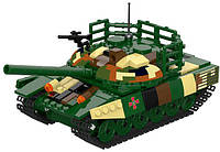 Конструктор Limo Toy Боевой танк T-72AMT военная техника 422 детали KB001