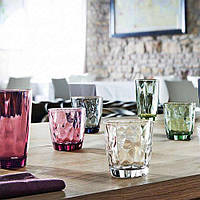 Прозрачный стакан из стекла 390мл красивая подарочная посуда DIAMOND от BORMIOLI ROCCO