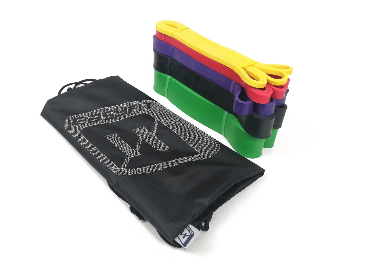 Резиновые петли EasyFit: набор 1-65 кг (5 шт)