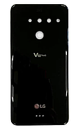 Задня кришка для LG V500 V50 TinQ 5G, чорна, Aurora Black, оригінал (Китай)