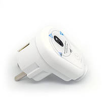 Терморегулятор з таймером у розетку для рушникосушки білий ERAFLYME 16TW, фото 4