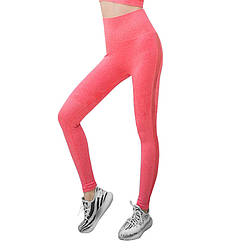 Жіночі гетри з високою придатною для фітнесу королева Джейн 718-2 рожеві S