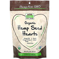 Насіння коноплі Hemp Seed Hearts Now Foods 227 г
