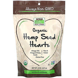 Насіння коноплі Hemp Seed Hearts Now Foods 227 г