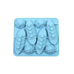 СУМУВАТИ ТИТАНІК А10011 Блакитна силіконова форма для льоду