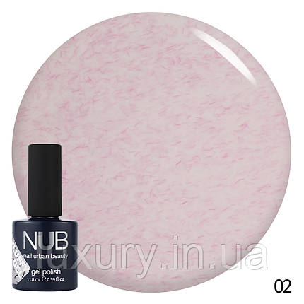 Гель-лак для нігтів NUB Fluffy Gel 11.8 мл, NUB 02 PINK SCARF, фото 1