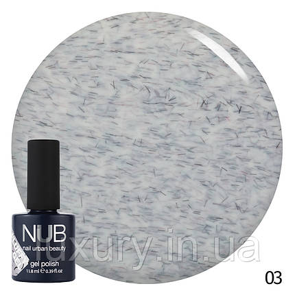 Гель-лак для нігтів NUB Fluffy Gel 11.8 мл, NUB 03 WINTER COAT, фото 1