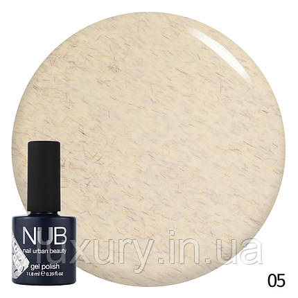 Гель-лак для нігтів NUB Fluffy Gel 11.8 мл, NUB 05 YELLOW RUG, фото 1