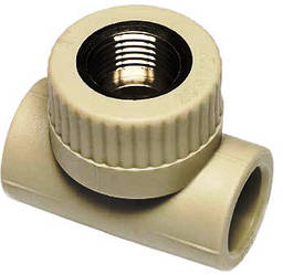 Тройник с внутренней резьбой 20х3/4 ППР