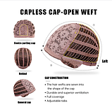 Перука з човником довге волосся русявий блонд, фото 2