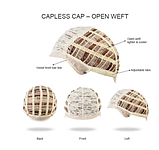 Перука з човником довге волосся русявий блонд, фото 3