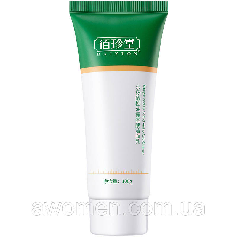 Протизапальна пінка для обличчя Baizton Salicylic Acid Acne від акне із саліциловою кислотою 100 g