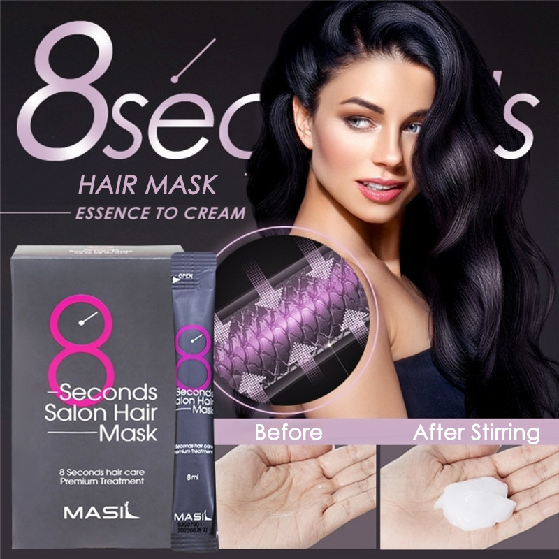 Восстанавливающая питательная маска для волос Masil 8 Seconds Salon Hair Mask, 200мл - фото 3 - id-p1542276394