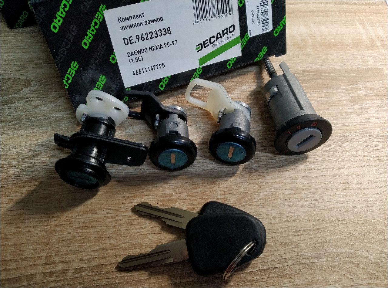 К-кт личинок замков DECARO DE.96223338 DAEWOO NEXIA
