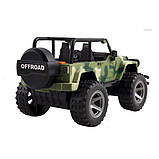 Джип військовий інерційний "Off-road" ВСУ ЗЕЛЕНИЙ арт. WY 391 A/B, фото 6