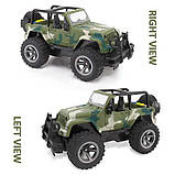 Джип військовий інерційний "Off-road" ВСУ ЗЕЛЕНИЙ арт. WY 391 A/B, фото 7