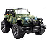 Джип військовий інерційний "Off-road" ВСУ ЗЕЛЕНИЙ арт. WY 391 A/B, фото 8