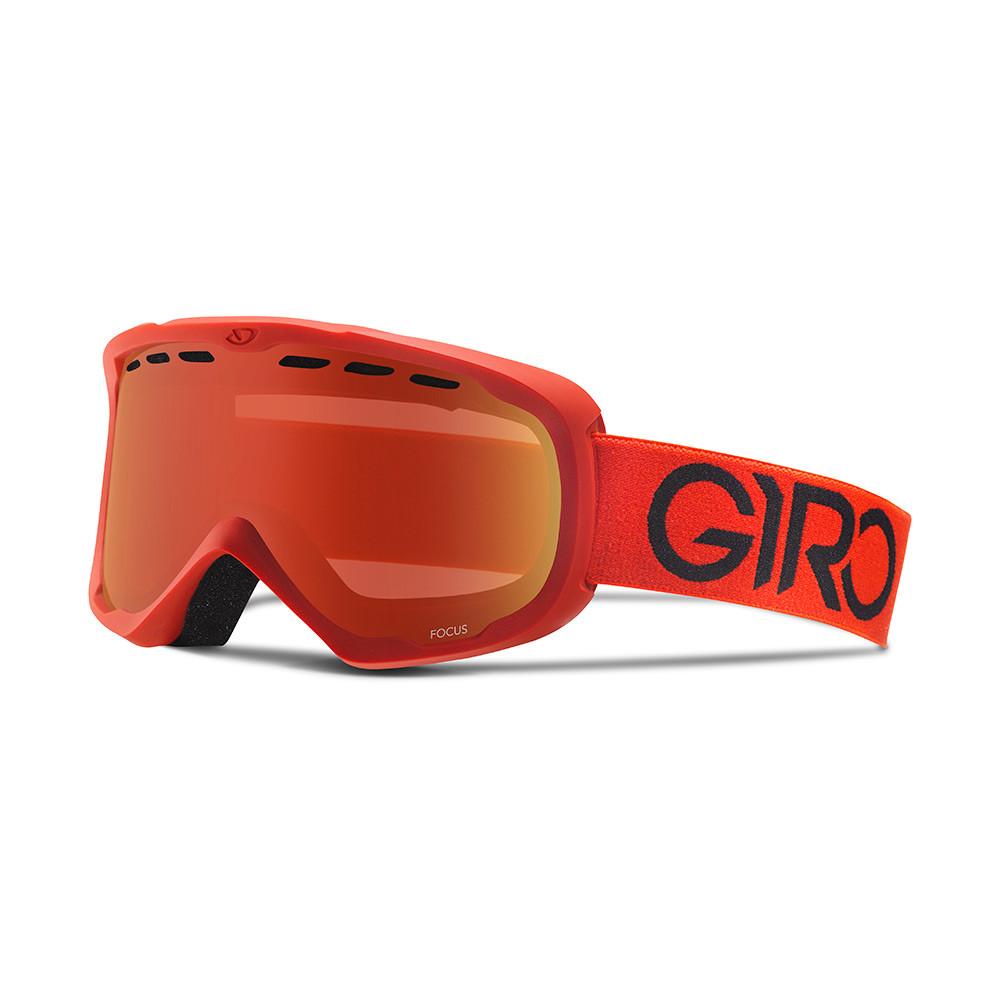 Гірськолижна маска Giro Focus Flash червона Solo, Amber Scarlet 40% (GT)