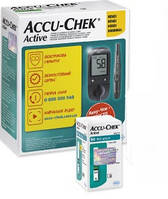 Глюкометр Акку-чек Актив (Accu-chek activ) +50 тест-полосок