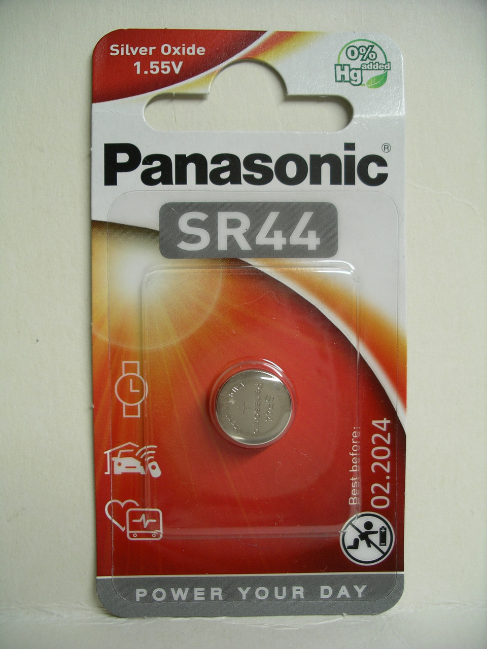 Батарейка Panasonic SR 44 Silver Oxide 1.55V - фото 1 - id-p1542447152