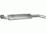 Резонатор БМВ 524/525 E34 (BMW 524/525 E34) (03.73) 2.5 TD; TDS TD 88-96 Polmostrow алюминизированный