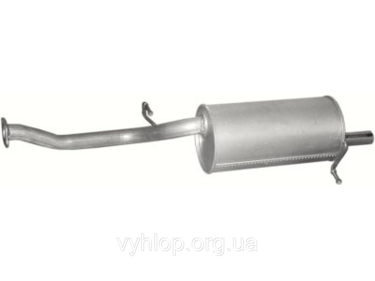 Глушник Субару Імпреза 2.0 96-00 (Subaru Impreza 2.0 96-00) (46.06) Polmostrow алюминизированный