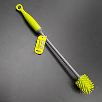 Йоржик силіконовий для пляшок Maestro MR-1163 кухонна щітка для миття зелена