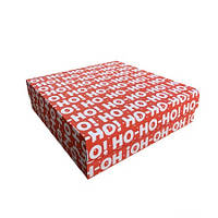 Красная новогодняя коробка (33*33*10 см.)